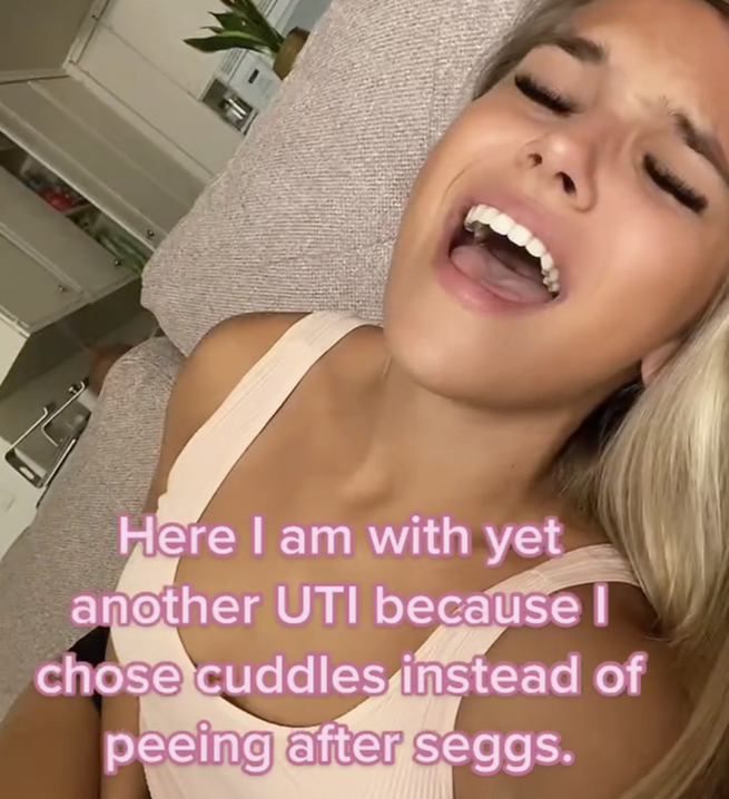 Cuddles After Sex = UTI