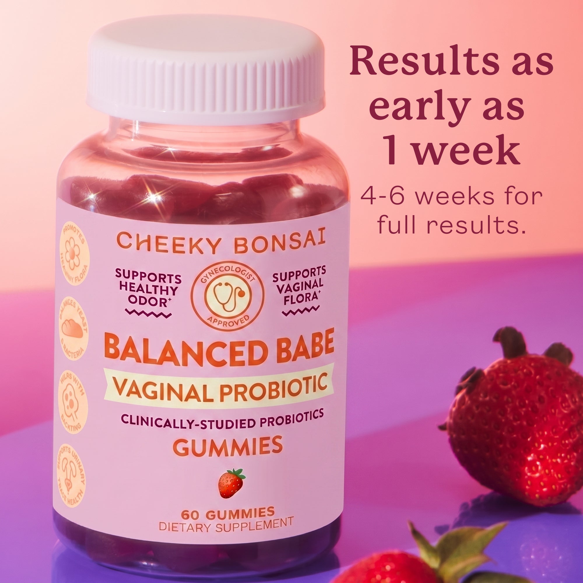 Vaginal Probiotic Gummies | All-Natural Women's Intimate Health