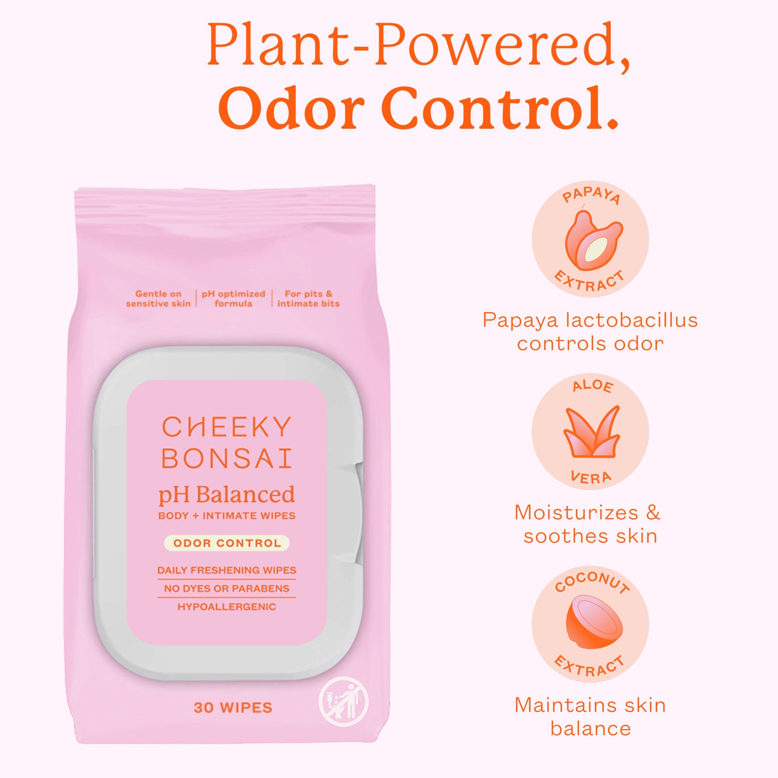 pH Balanced Wipes